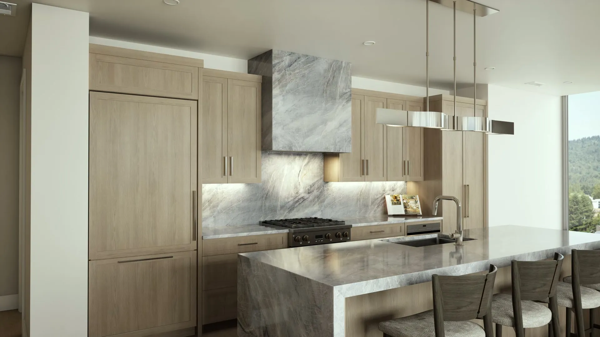 Kitchen from a 3D-animated film